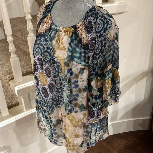 Elena bald silk top - Picture 3 of 8